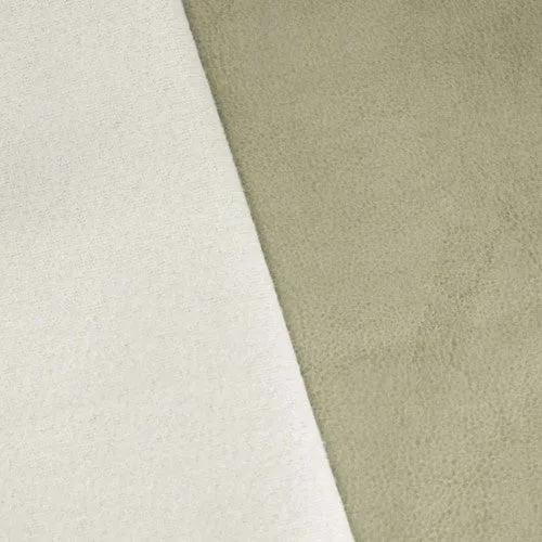 Aged Gray Embossed Faux Leather Decorating Fabric