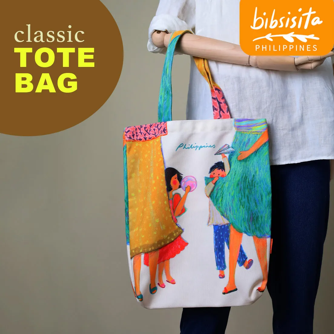 Bibsisita Canvas Tote Bag- CHILDREN