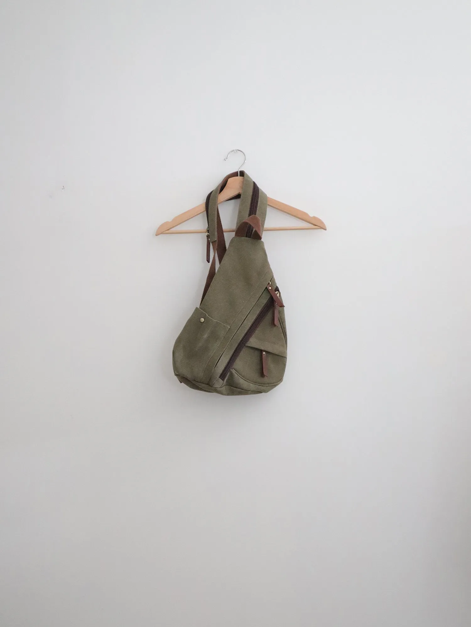 Canvas Convertible Sling/Backpack