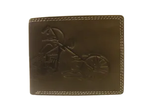 Embossed Motorcycle Wallet