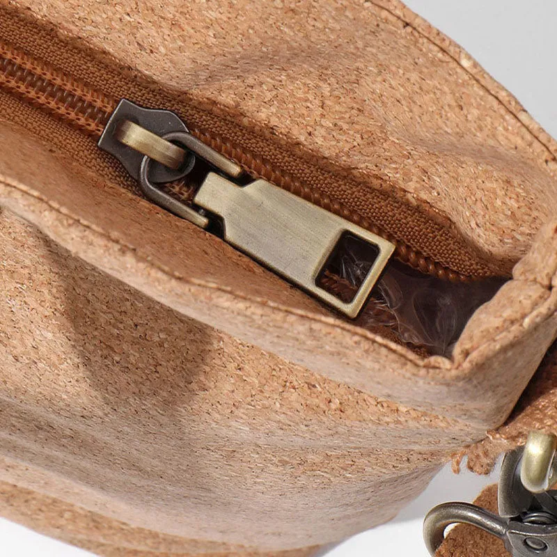Floral Tote For Women Commuter Eco-Friendly Cork Shoulder Bag