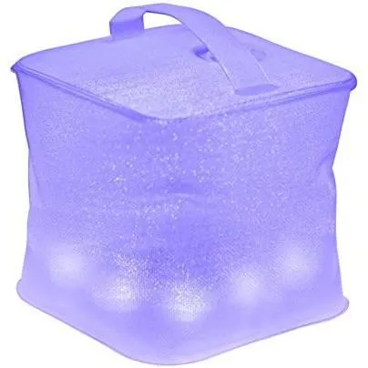 Ivation Inflatable Cube Solar Lantern