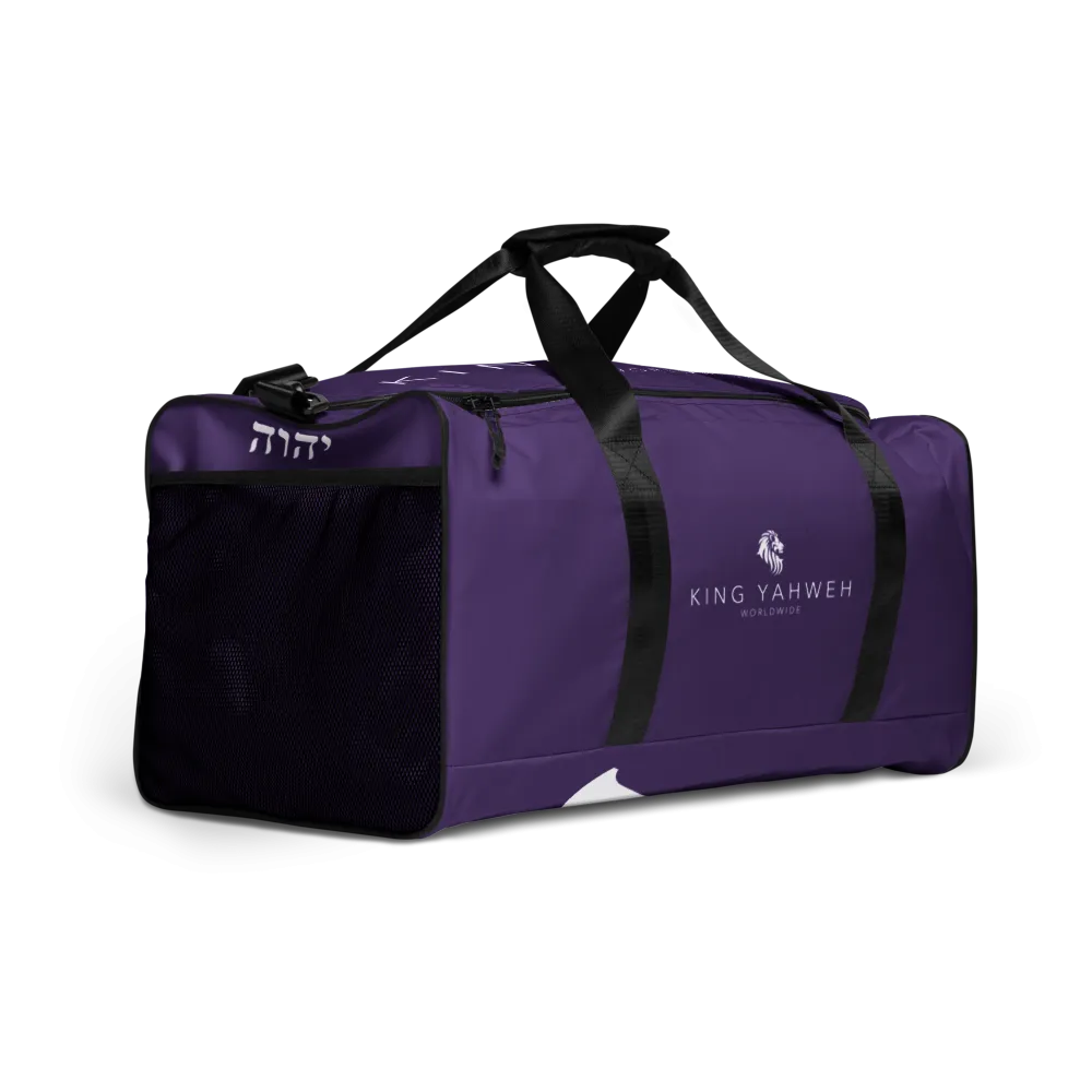 King Yahweh Classic Duffle bag (Purple)