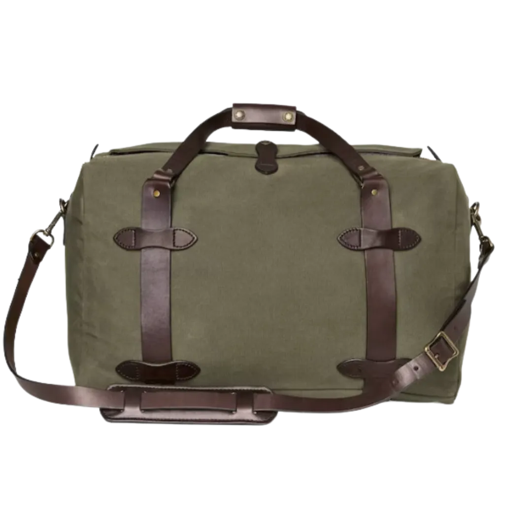Medium Duffle in Rugged Twill -- Otter Green