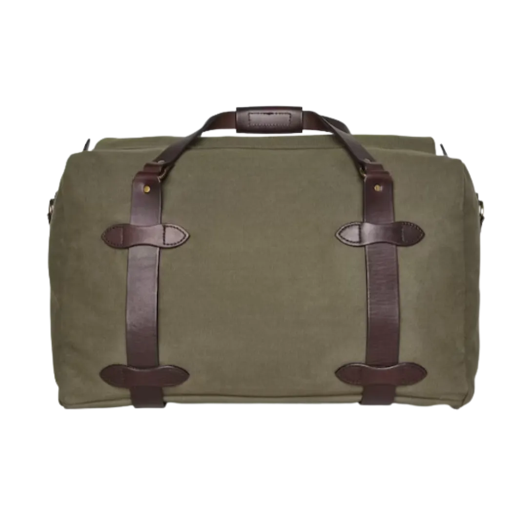 Medium Duffle in Rugged Twill -- Otter Green