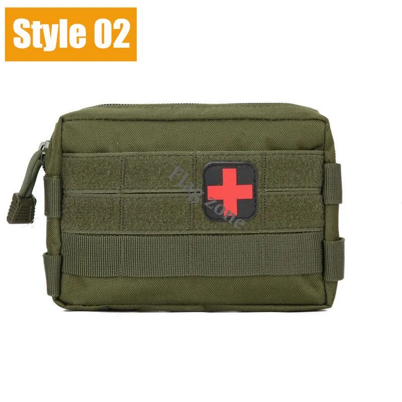 Military EDC Tactical Bag Waist Belt Pack Hunting Vest Emergency Tools Pack Outdoor Medical First Aid Kit Camping Survival Pouch