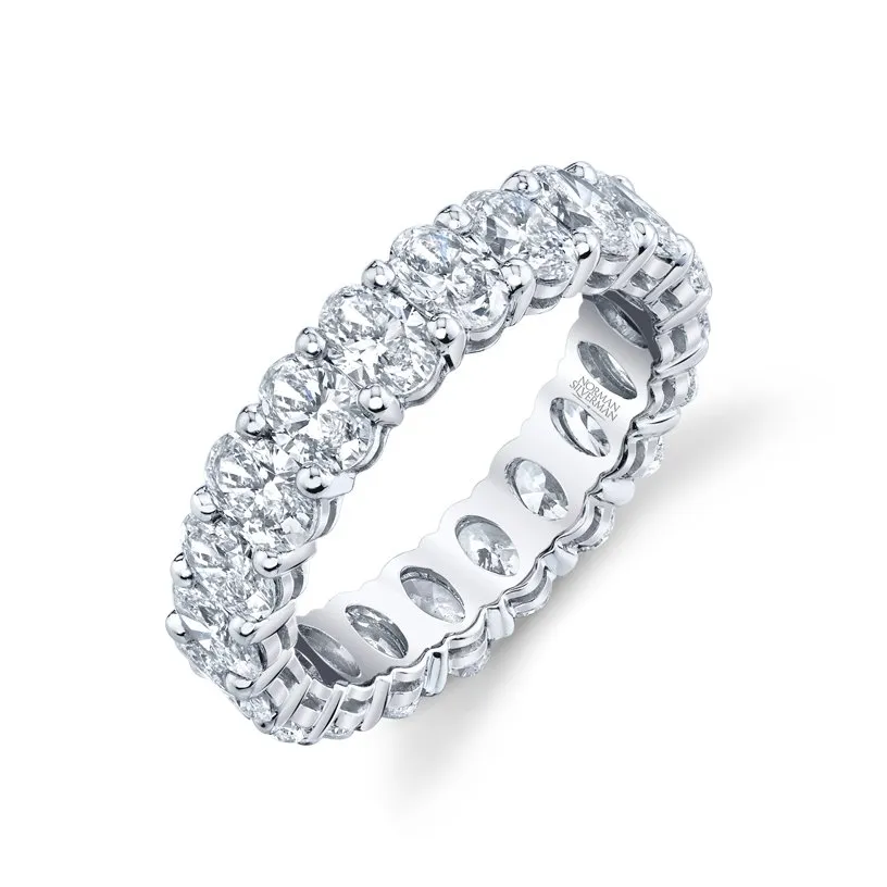 Oval Cut Eternity Band