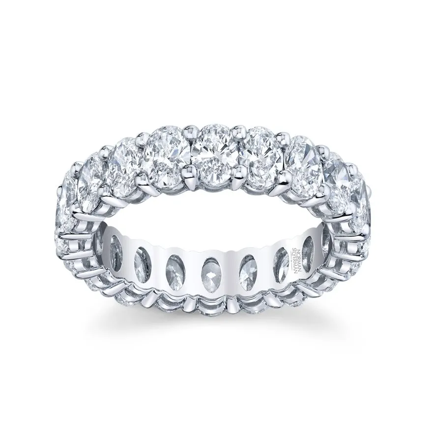 Oval Cut Eternity Band