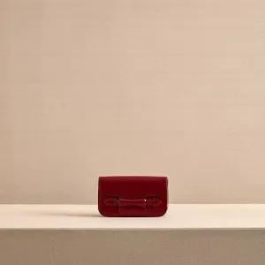 Romy Clutch in Oxblood