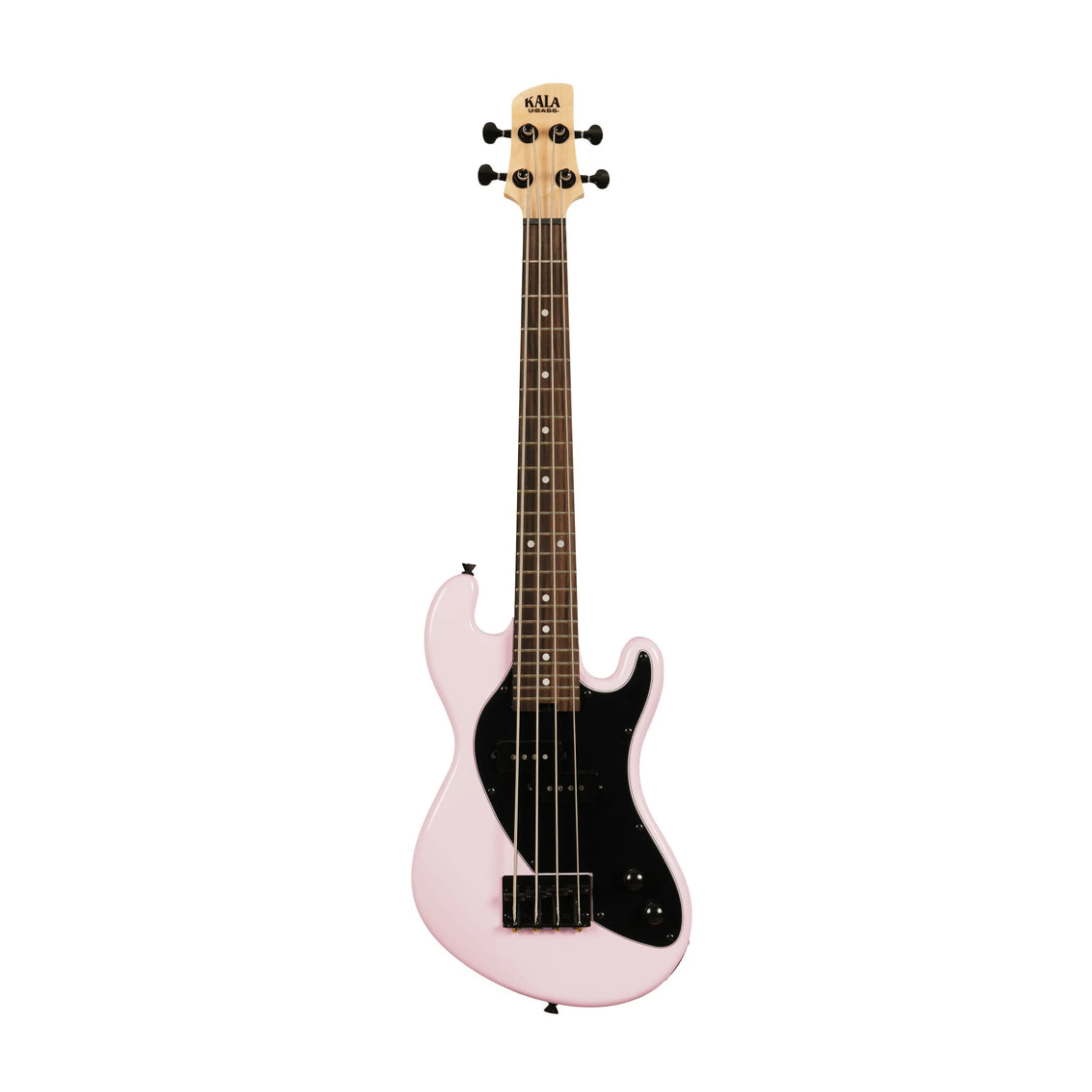 Solid Body 4-String Pale Pink Fretted U•BASS® - Kala - UBASS-SB-LP-FS