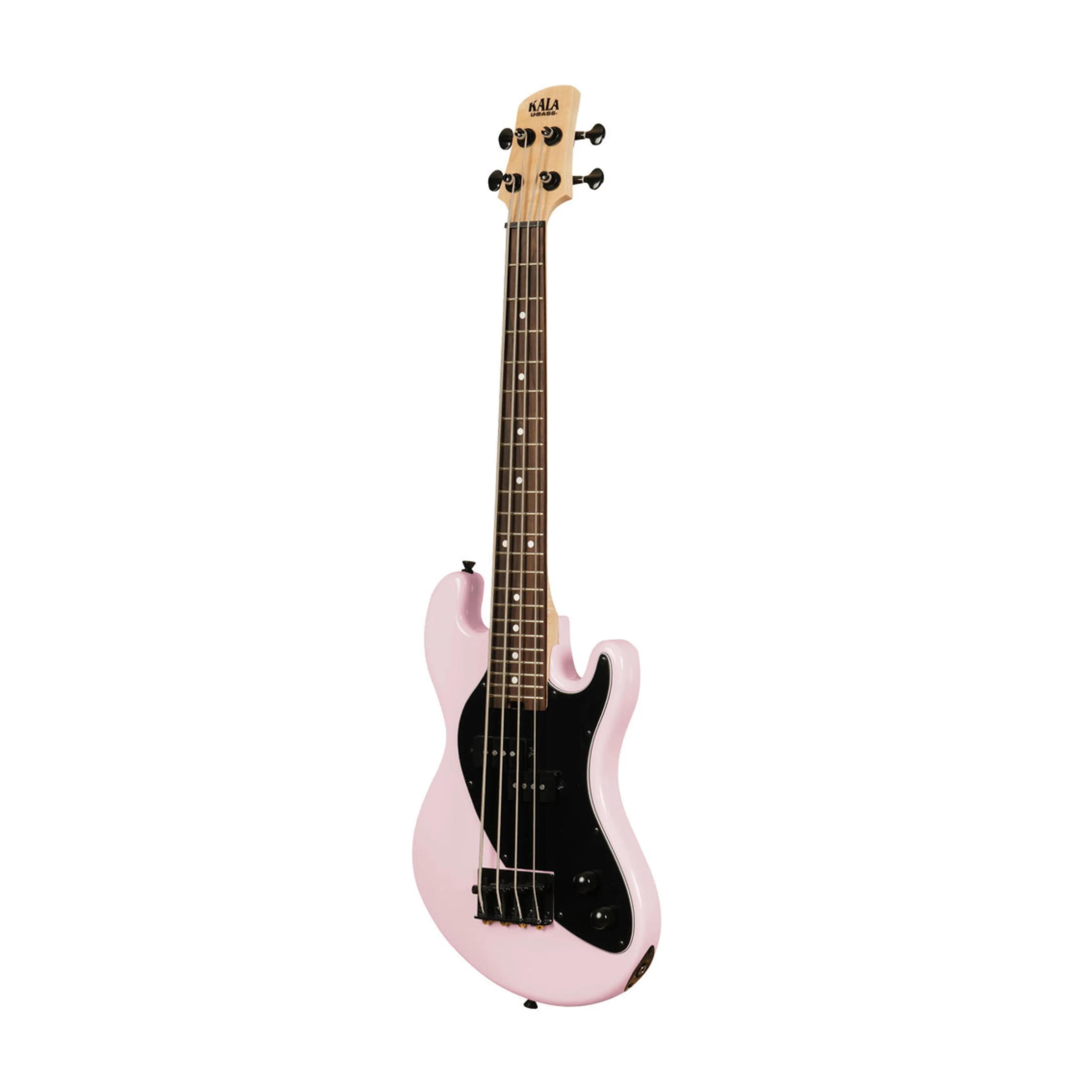 Solid Body 4-String Pale Pink Fretted U•BASS® - Kala - UBASS-SB-LP-FS