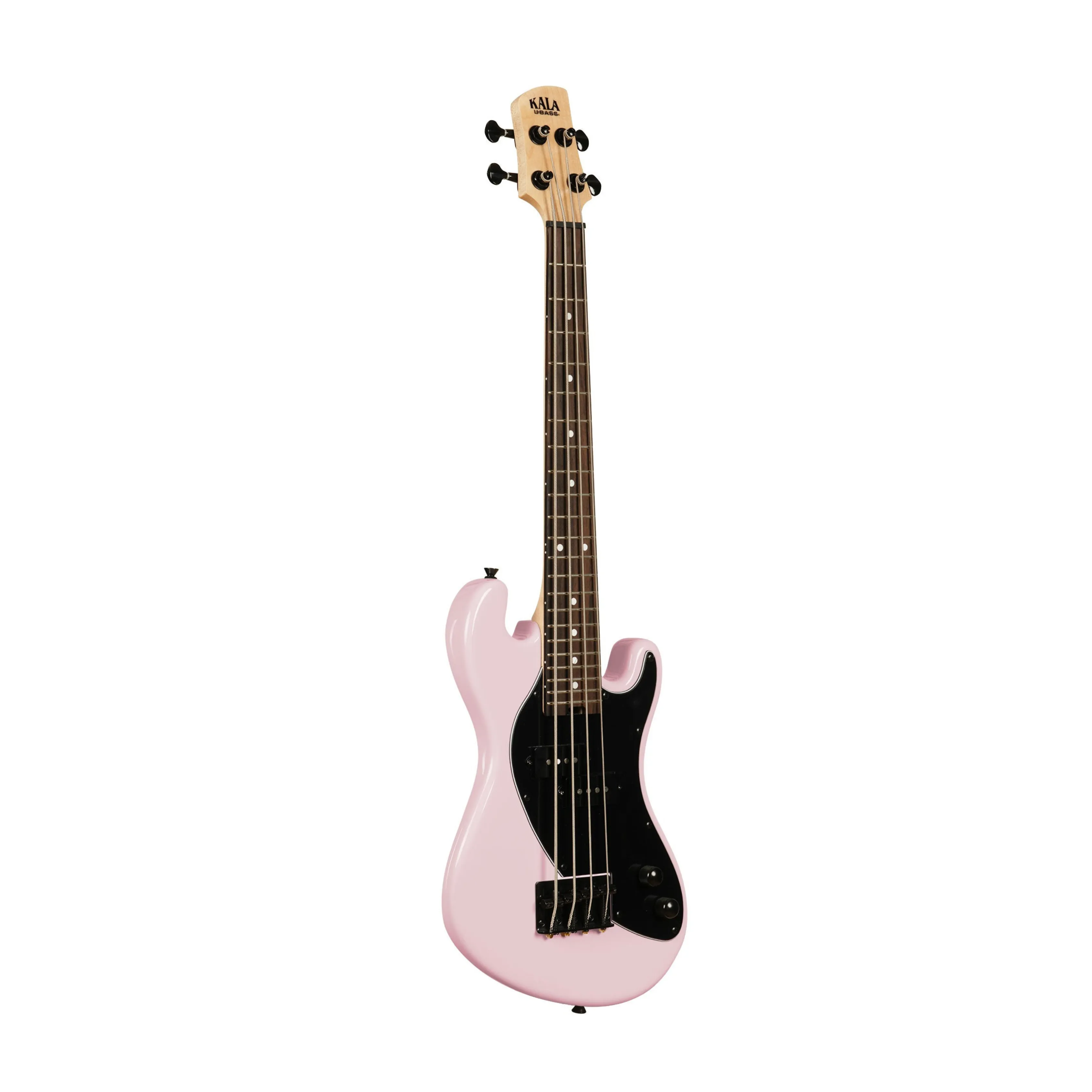 Solid Body 4-String Pale Pink Fretted U•BASS® - Kala - UBASS-SB-LP-FS