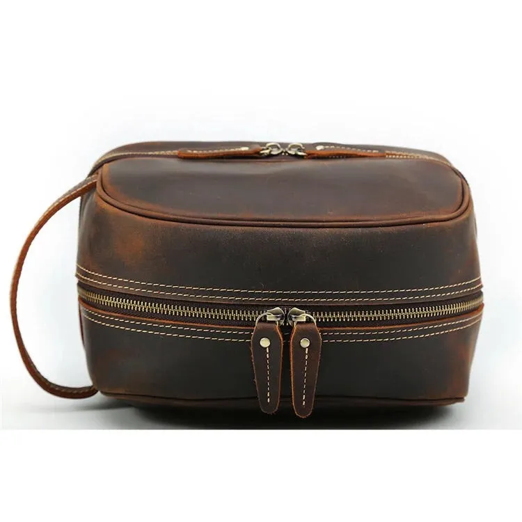 YAAGLE Vintage Mens Travel Makeup Hanging Toiletry Bag YG6633