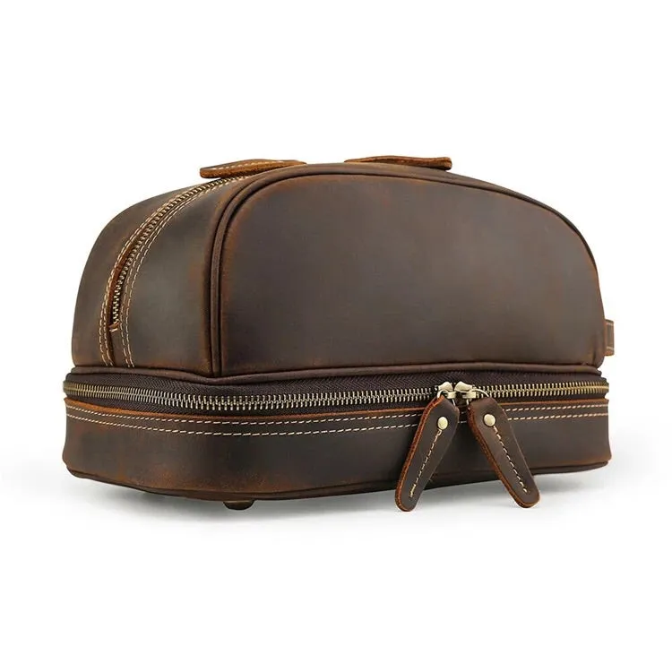 YAAGLE Vintage Mens Travel Makeup Hanging Toiletry Bag YG6633